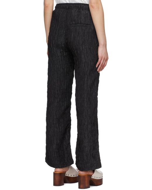 ANDERSSON BELL Black Polyester Lounge Pants