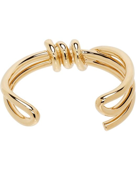 MM6 by Maison Margiela Metallic Knotted Bracelet
