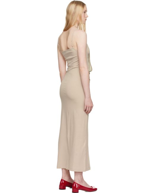OPEN YY Black Layered Halter Neck Maxi Dress