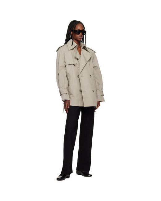 Wardrobe NYC Black Crepe Bias Cut Trousers