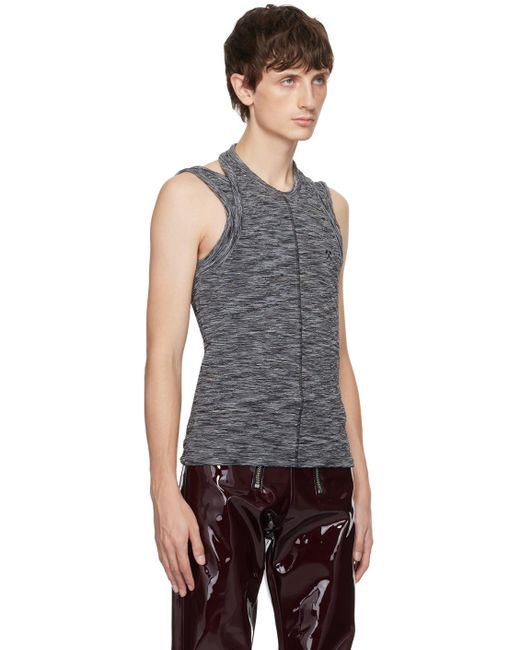 GmbH Black Laye Tank Top for men