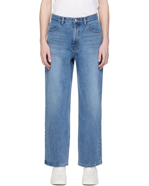 Jean 01 Bleu À Écusson À Logo Tetris Adererror pour homme en coloris Blue