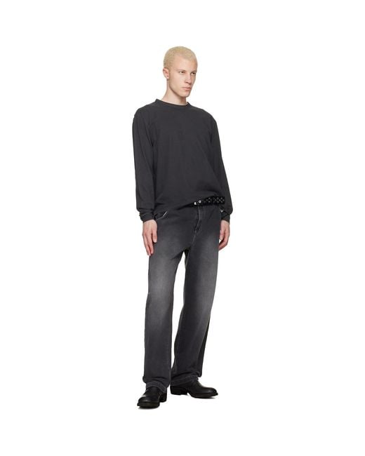 HELIOT EMIL Black Thyra Belt for men