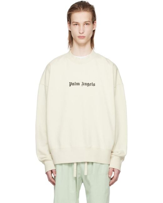 Palm Angels Multicolor Off-white Printed Sweatshirt for men