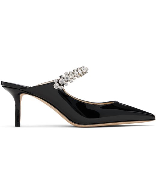 Mules À Talon De 65 Mm Noires À Bride Bing Jimmy Choo en coloris Black