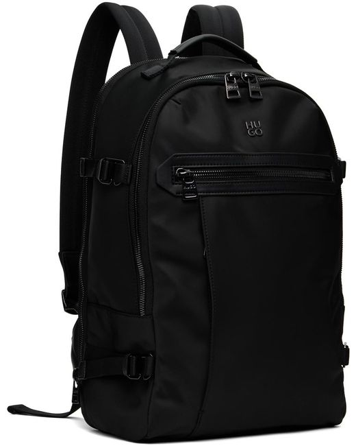 HUGO Black Elliott Backpack for men