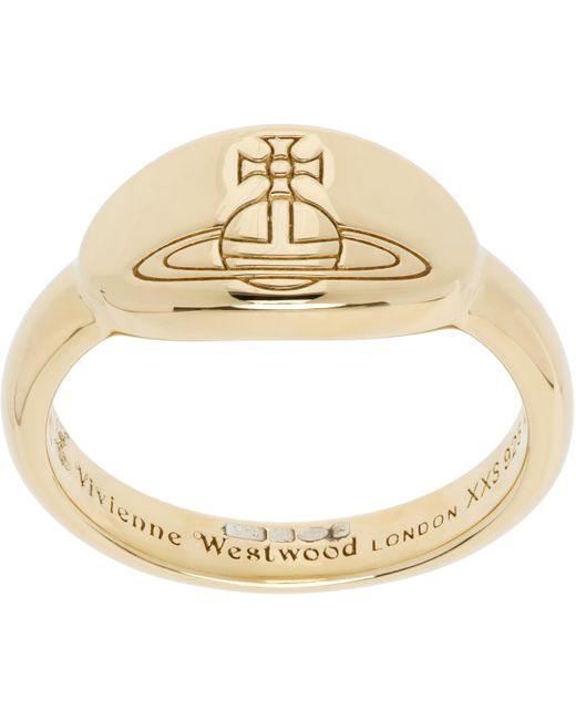 Vivienne Westwood Metallic Tilly Ring for men