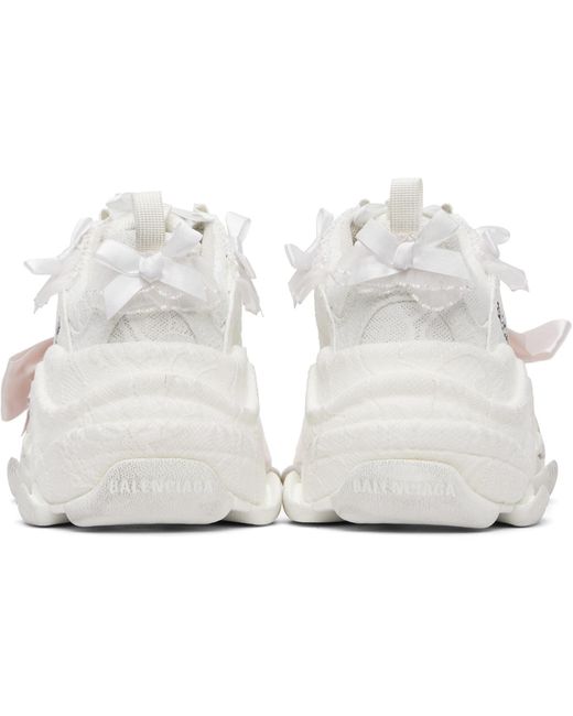 Balenciaga White Triple S Sneakers