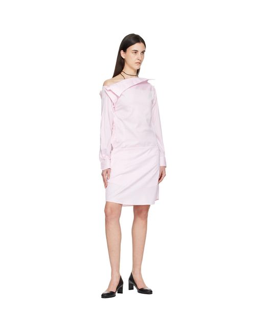 HODAKOVA Black Long Sleeve Square Shirt Midi Dress