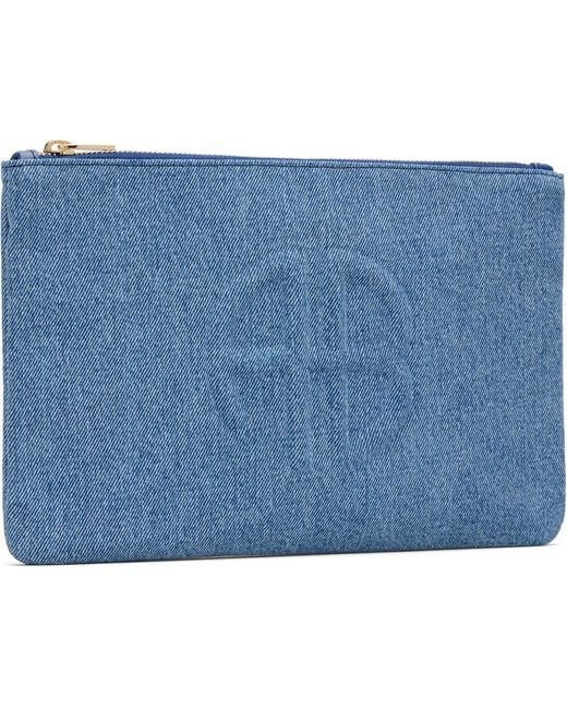 Anine Bing Blue Lili Pouch