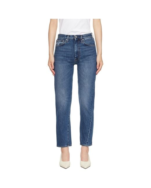 Totême Blue Twisted Seam Jeans