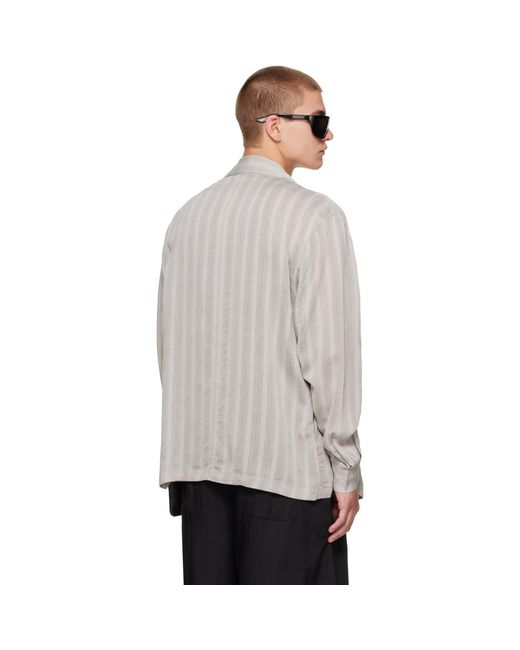 Our Legacy Gray Private Shirt for men