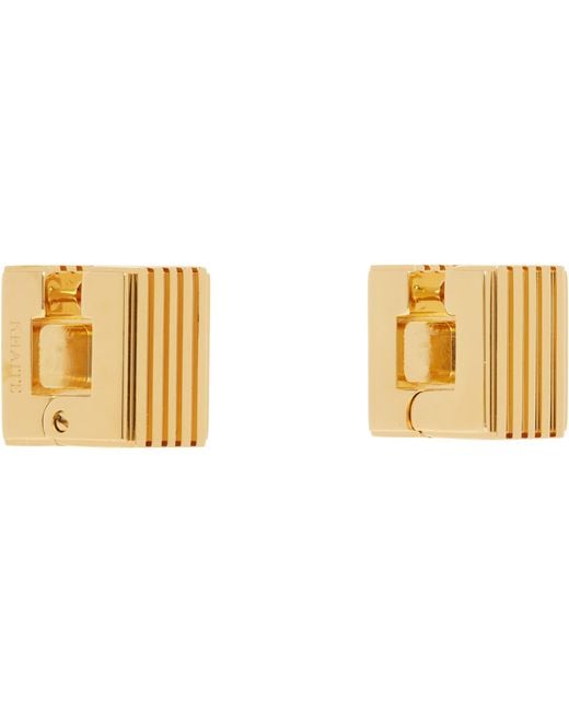 Khaite Black Small Empire Earrings