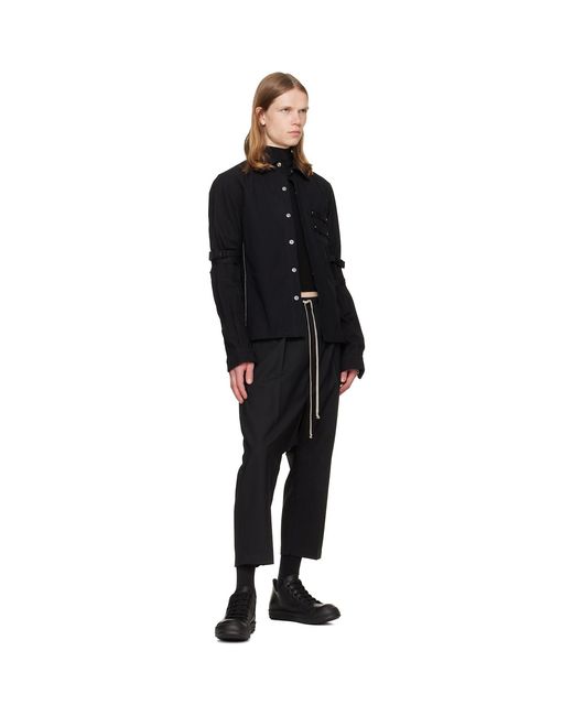 Rick Owens Black Tower Low Sneaks Sneakers for men