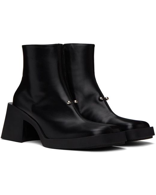 Justine Clenquet Black Raya Boots