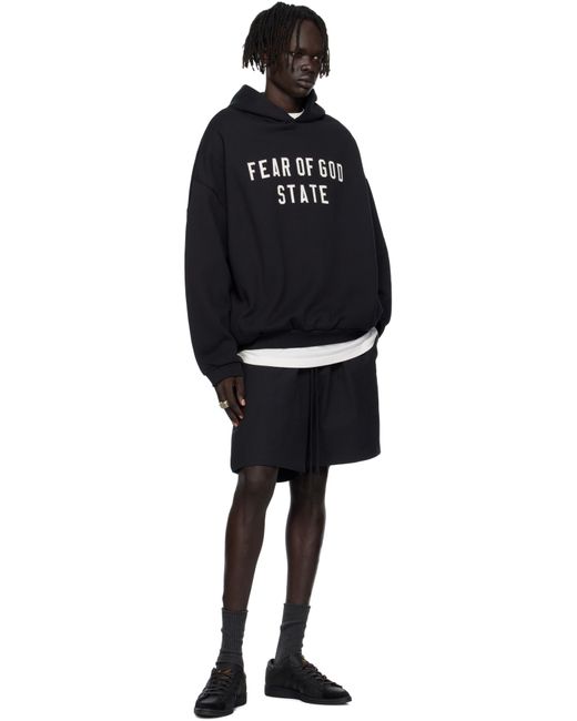 Pull À Capuche 90S Noir En Molleton Fear Of God pour homme en coloris Black