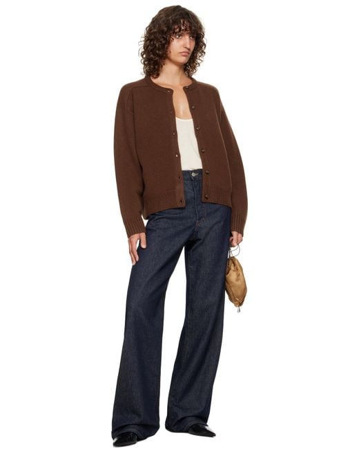 Loulou de Saison Black Aidar Lds Cashmere Blend Cardigan