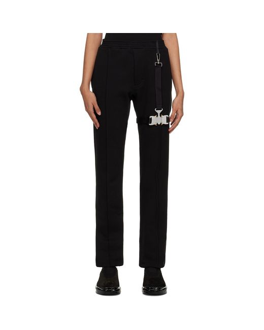 1017 ALYX 9SM Black Tricon Buckle Lounge Pants