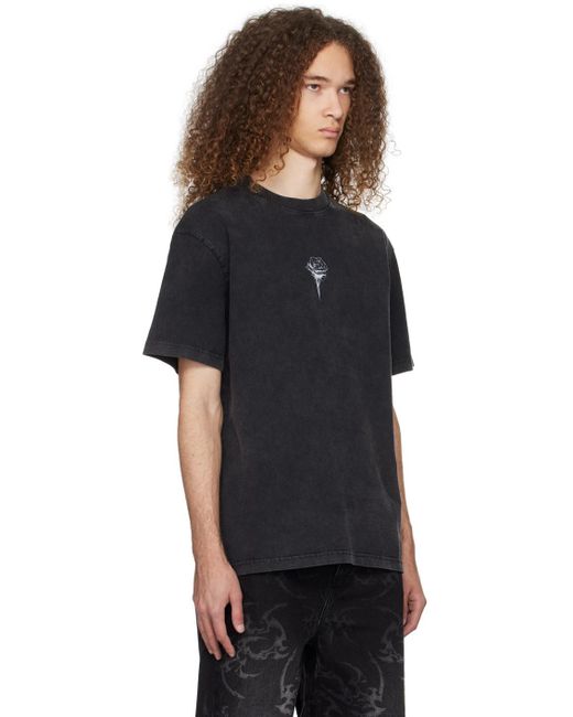 Han Kjobenhavn Black Rose T-shirt for men