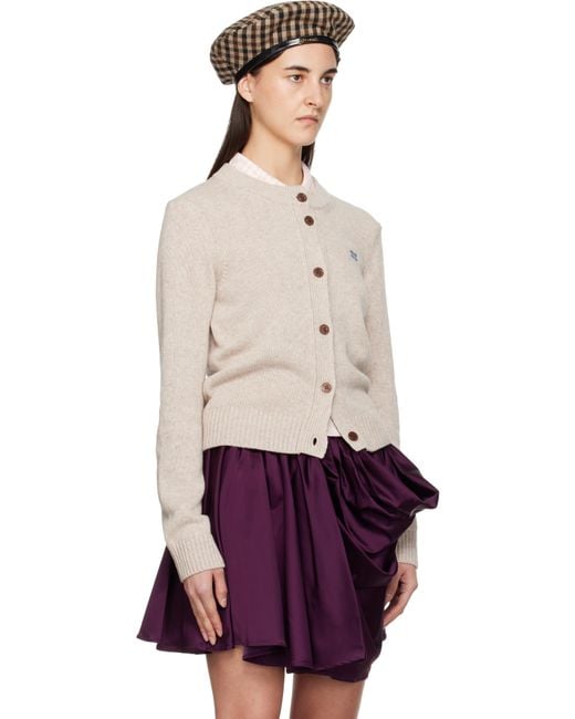 Ganni Multicolor Wool Mix Cardigan