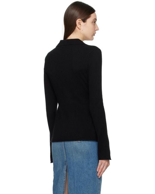 Reformation Black Jade Sweater