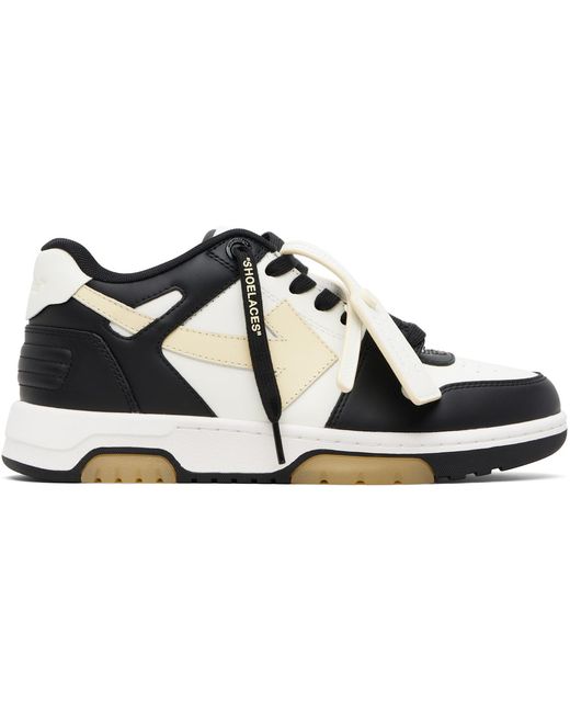 Off-White c/o Virgil Abloh Black Out Of Office Glow-In-The-Dark Sneakers for men