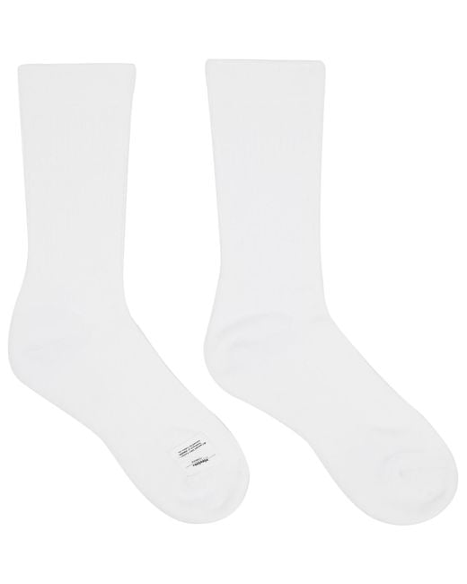Visvim White Two-Pack Achilles Hi Socks for men