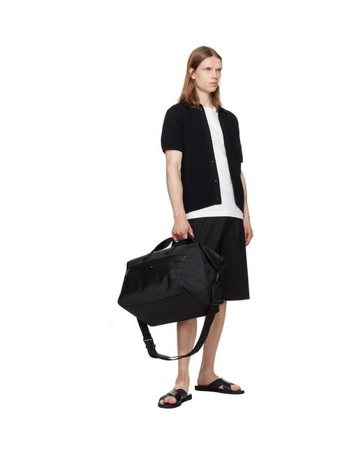 Boss Black Faux-Leather Plain & Patterned Straps Sandals for men