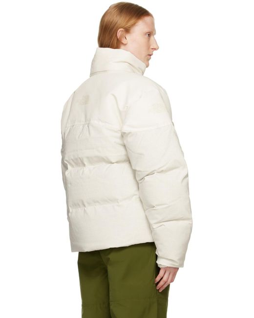 The North Face Natural Off- Rmst Steep Tech Nuptse Down Jacket