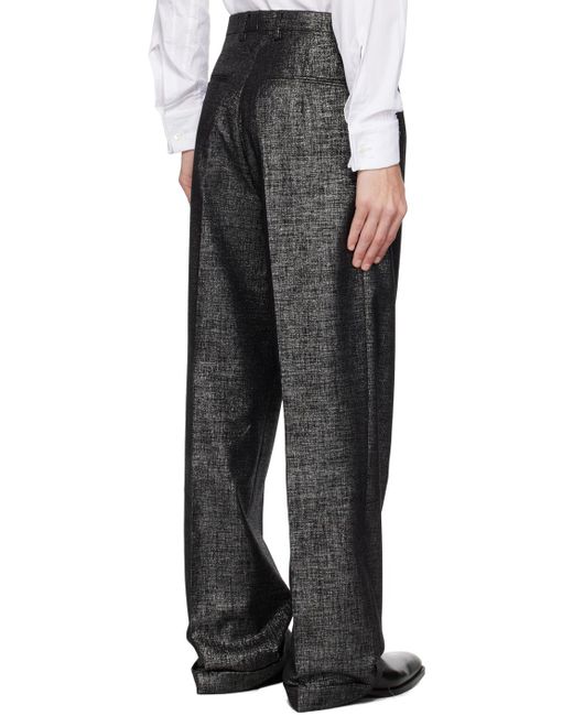 Dries Van Noten Black Four-pocket Trousers for men