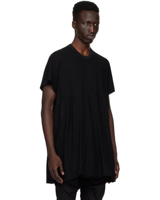 Julius Black Paneled T-shirt for men