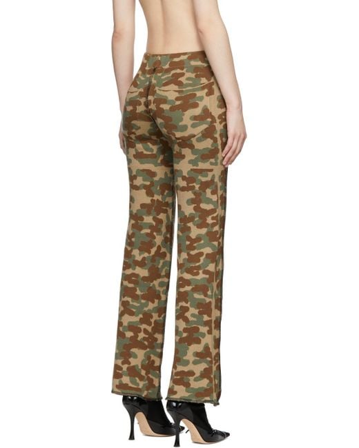 1XBLUE Multicolor Ssense Exclusive Cotton Trousers