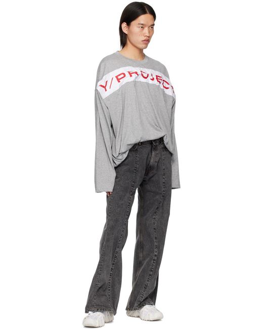 Jean noir à armatures - ever Y. Project pour homme en coloris Black