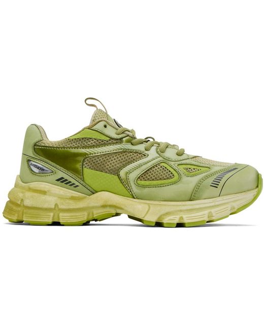 Axel Arigato Green Marathon Dip-dye Sneakers for men
