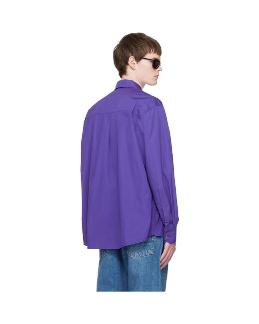 Our Legacy Purple Above Shirt for men