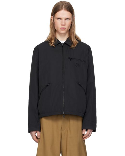 メンズ Moncler ブラック Cidone リバーシブル ダウン オーバーシャツ Black
