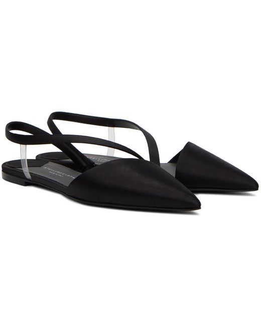 Chaussures à enfiler d'orsay noires Stella McCartney en coloris Black