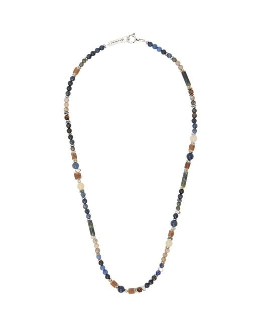 Isabel Marant Metallic Beaded Necklace for men