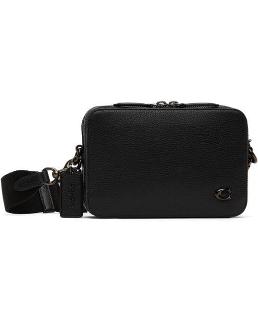COACH Black Charter Crossbody 19 Bag for men