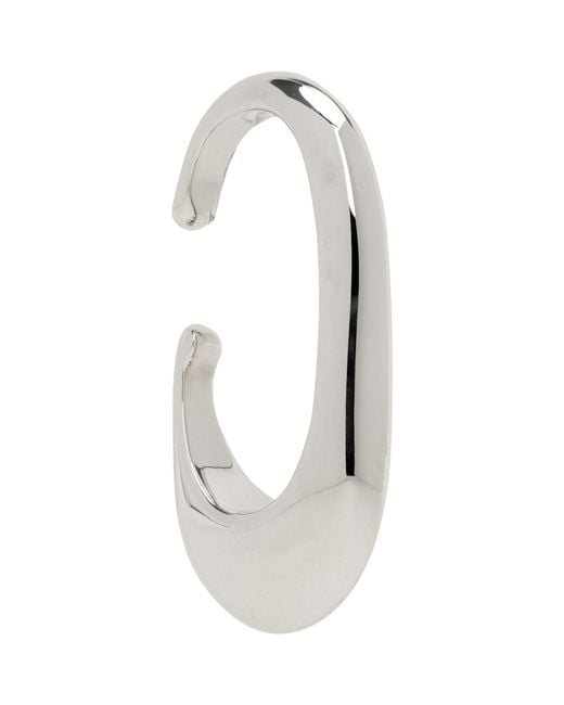 Lemaire Metallic Long Drop Single Ear Cuff for men