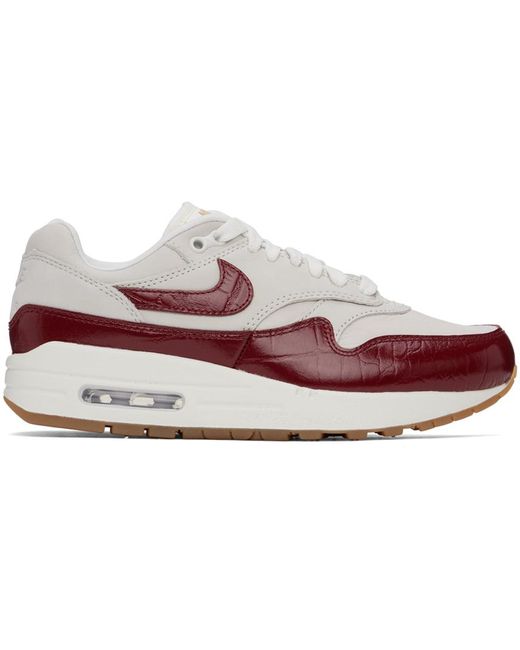 Nike Black White & Red Air Max 1 Lx Sneakers