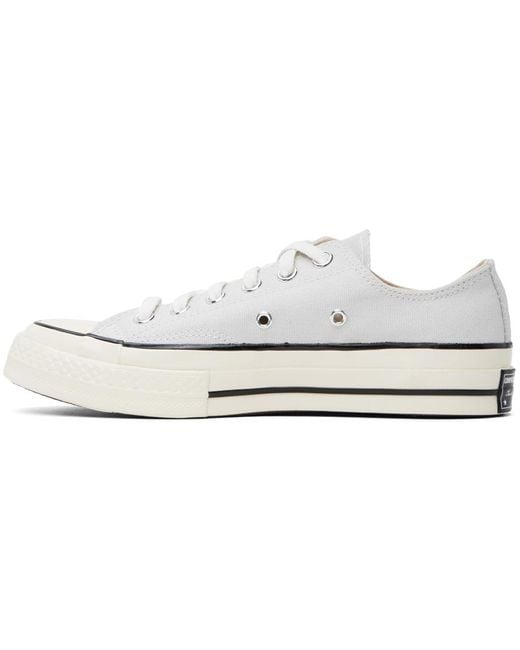Converse Black Gray Chuck 70 Low Top Sneakers for men