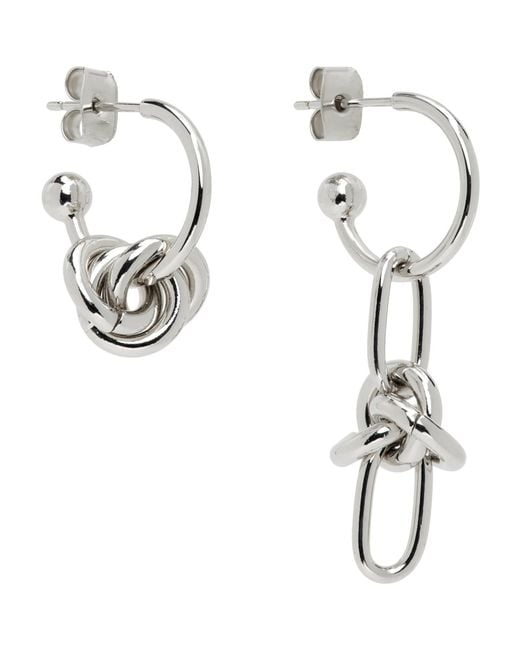 Justine Clenquet White Daria Earrings