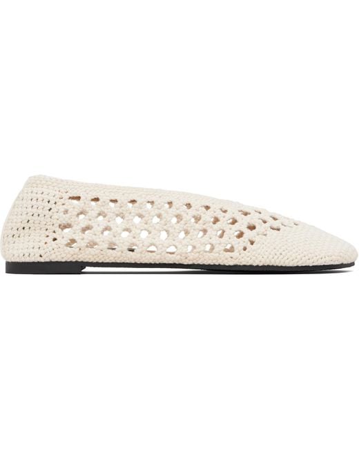Stella McCartney Black Off- Ryder Day Cotton Crochet Loafers