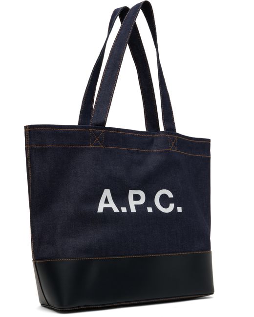 A.P.C. Black Axel E/W Tote for men
