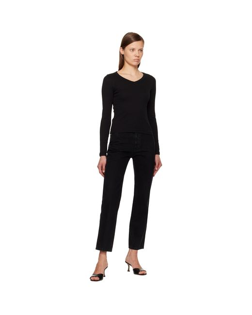 Khaite Black Abigail Jeans