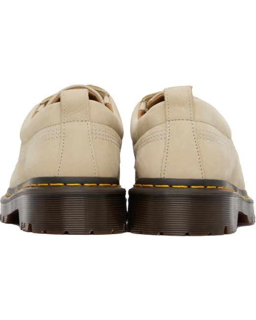 メンズ Dr. Martens ベージュ Lowell ダービー Black