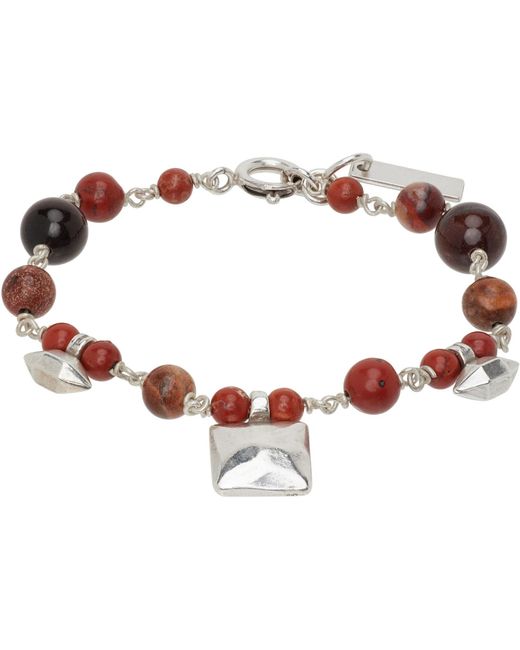 Isabel Marant Black Stone Bracelet for men