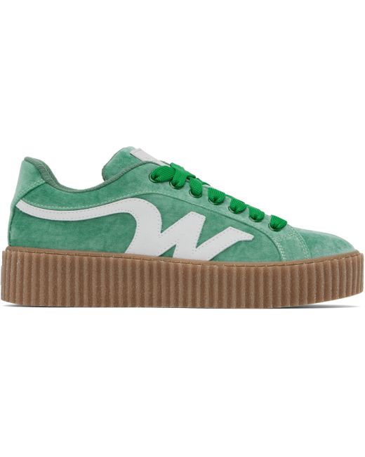 Baskets Dedalo Vertes Weekend by Maxmara en coloris Green