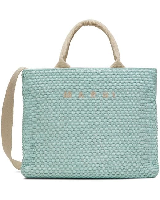 Marni Green Small East West Tote